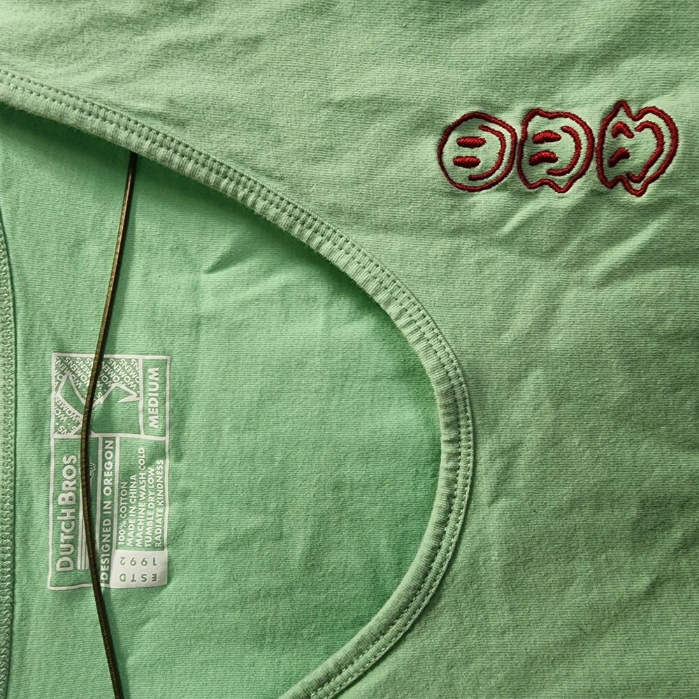 Dutch Bros Green Tank Top